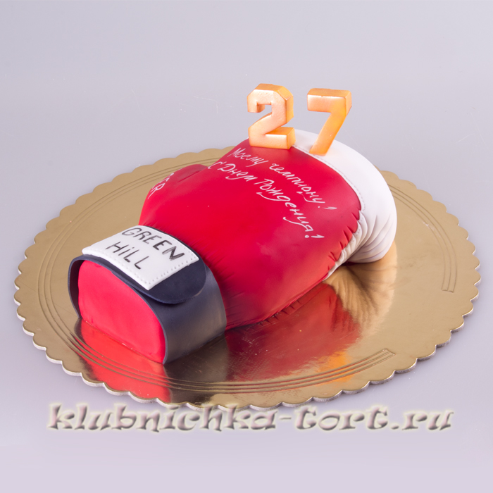 Торт для мужчины "Боксерская перчатка" 2100руб/кг
